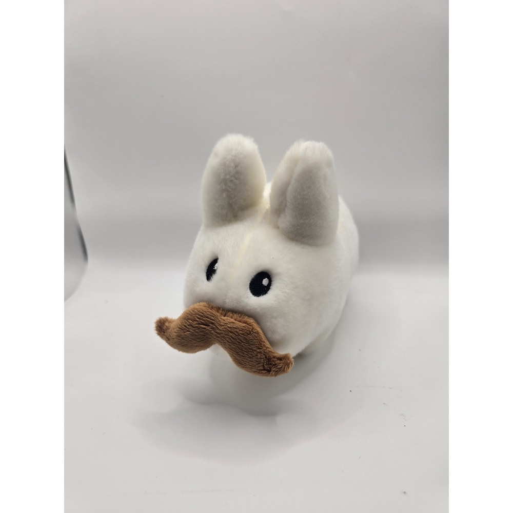 Kozik x Kidrobot Labbit 7" White with Brown Mustash Rabbit Bunny Plush Stuffed